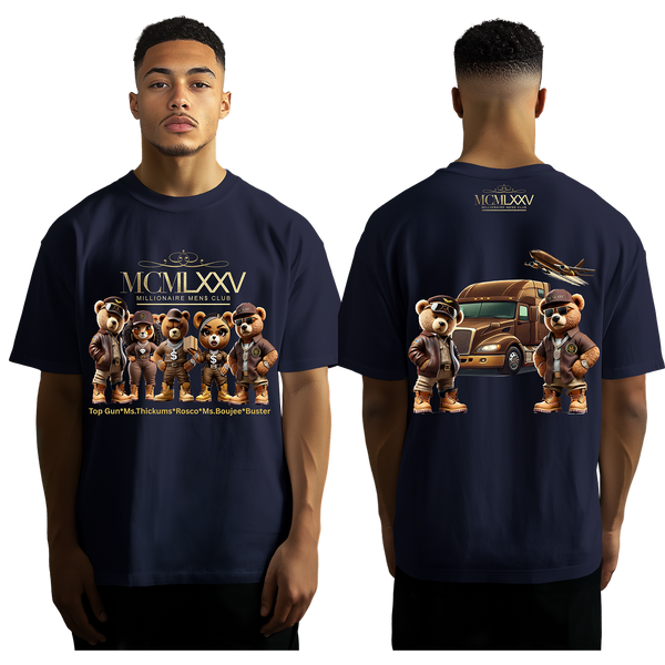 The Whole Gang T-Shirts - Top Gun & Buster Brown On Back