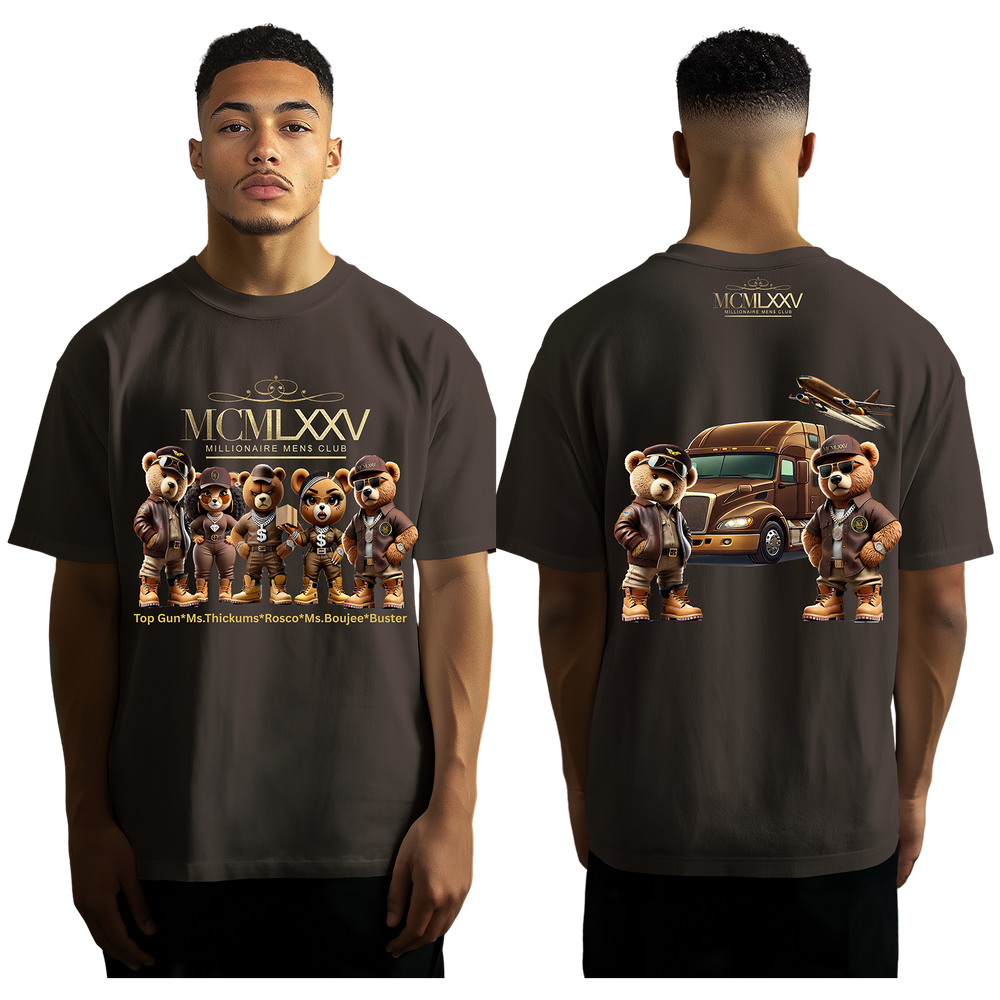 The Whole Gang T-Shirts - Top Gun & Buster Brown On Back