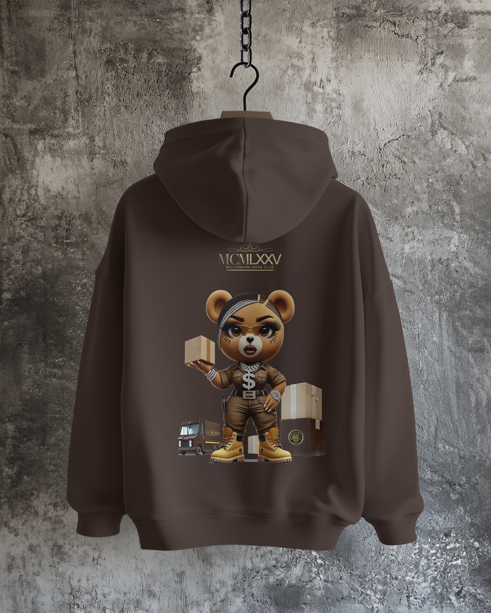 MCMLXXV LOGO ON FRONT (Ms. Boujee On Back)