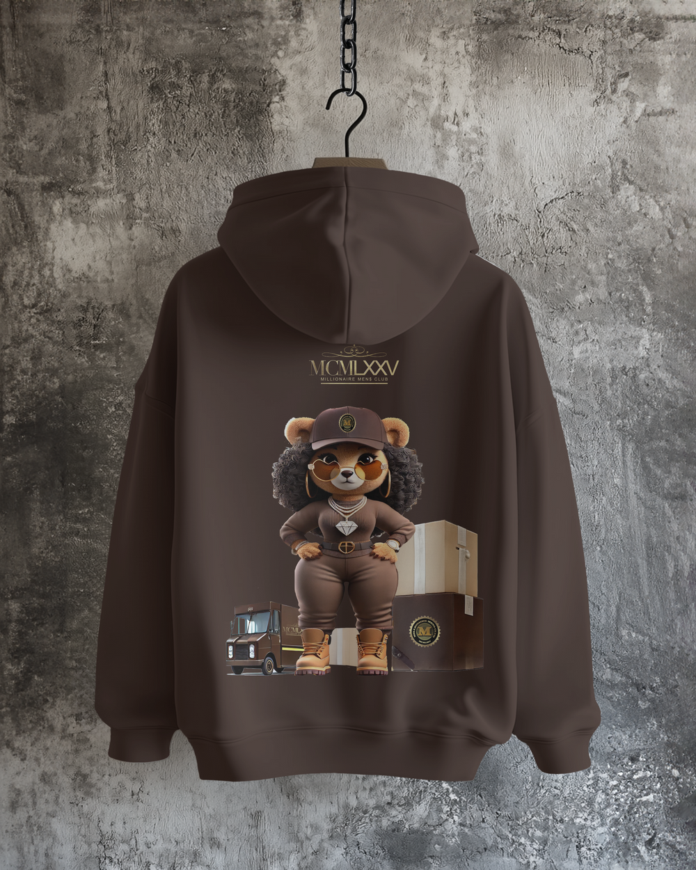 MCMLXXV LOGO ON FRONT (Ms. Thickums On Back)