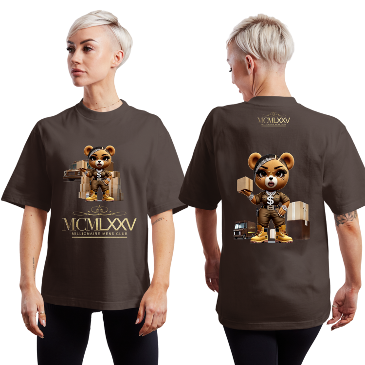 Ms. Boujee Tee Front and Back